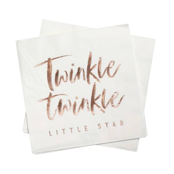 "Twinkle Twinkle" Servíettur 16 stk.