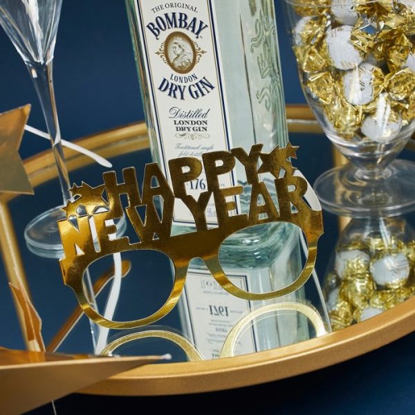 GYLLT "HAPPY NEW YEAR" GLERAUGU - 10 STK - Image 2